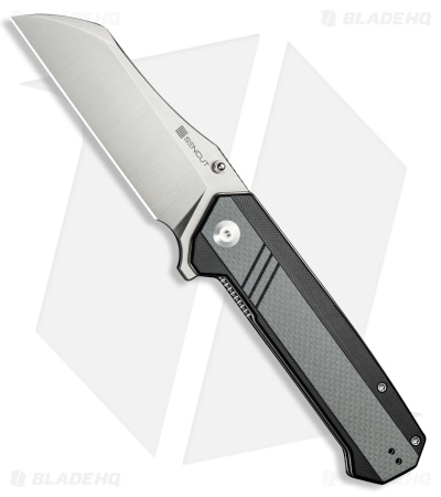 SENCUT Draxor Liner Lock Knife Gray/Black G-10 (3.7" Satin)