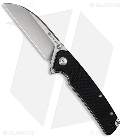 SENCUT Awassi Liner Lock Knife Black G-10 (3.5" Satin 9Cr18MoV)