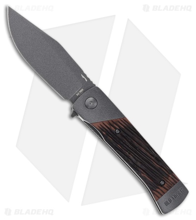 Old Timer Frontier Liner Lock Knife Luxewood Composite (3.75" Gray) 134OTF