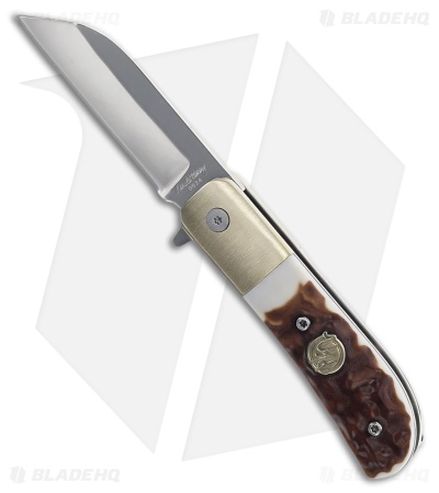 Uncle Henry 6UH Liner Lock Knife Brown Staglon (4.6