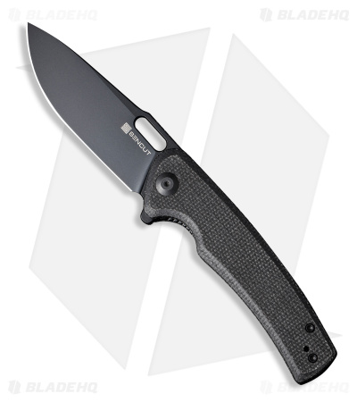 SENCUT Vesperon Liner Lock Knife Black Micarta (3.35" Black) -  S20065-3