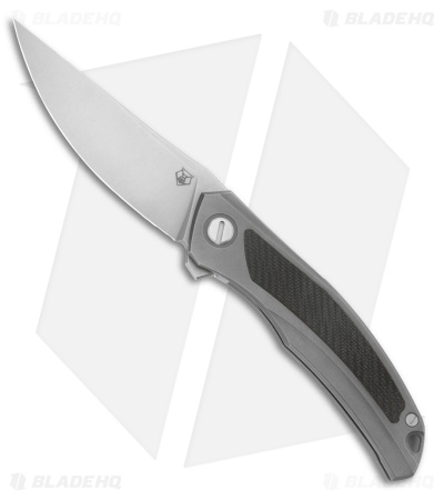 Shirogorov Ursus Quantum NL Frame Lock Knife Ti + Black G-10 Inlay (3.7" SW)