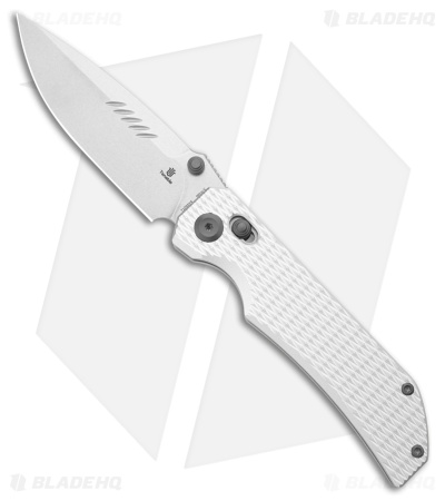 Tenable Knives Eaglestrike Crossbar Lock Knife Diamond Silver Al (3.7" SW)