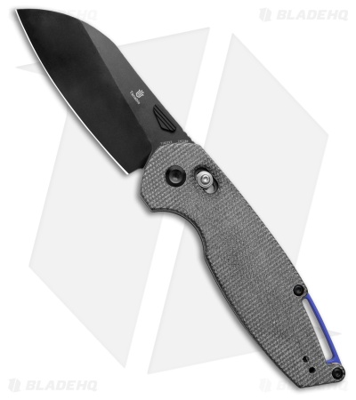 Tenable Knives Model 6 Crossbar Lock Knife Black Micarta (3.1" Black)