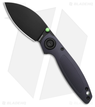Vosteed Shilin Cutter Vanchor Lock Knife Purple Aluminum (3" Black SW)
