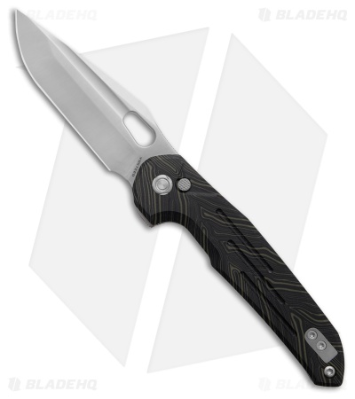 Vosteed Thunderbird Button Lock Knife Green G-10 (3.2" Satin M390)