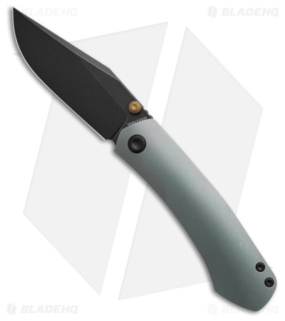 Vosteed Vallhund Frame Lock Knife Blue Titanium (3" Black SW S35VN)