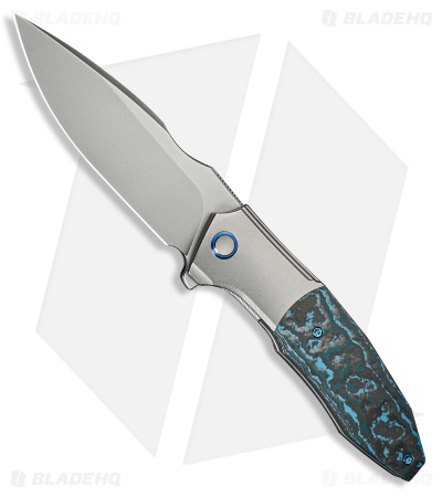 WE Knife Co. Archeozoic Interframe Lock Knife Ti + Arctic Storm CF (4" BB)