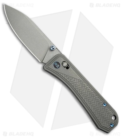 WE Knife Co. Bougie Banter Crossbar Lock Knife Gray Titanium (2.9" Gray SW)