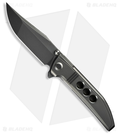 WE Knife Co. Ezinta Integral Frame Lock Knife Gray Ti (3.9" Gray M390) WE22041-3