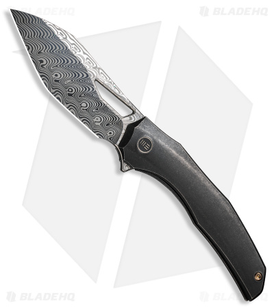 WE Knife Co. Ignio Frame Lock Knife Black SW Titanium (3.5
