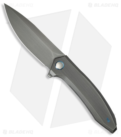 WE Knife Co. Acuminal Frame Lock Knife Gray Titanium (3.9" Gray)