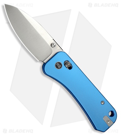 WE Knife Co. Banter 2 Crossbar Lock Knife Blue Aluminum (2.9" Satin)