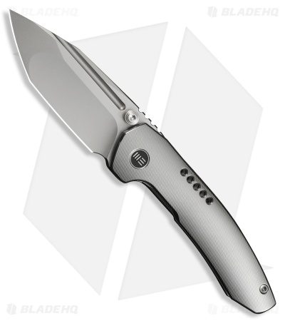 WE Knife Co. Micro Trogon Frame Lock Knife Satin Polished Ti (2.7" Polished/BB)