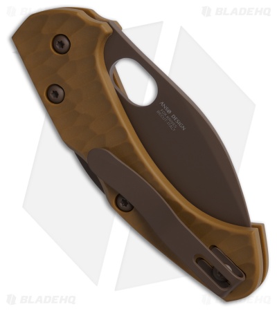 Fox Knives Anso Zero 2.0 Desert Warrior Coyote Tan FRN Tan