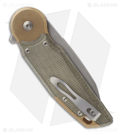 Fox Knives Metamorphosis Knife OD Green Micarta Acid Wash/SW