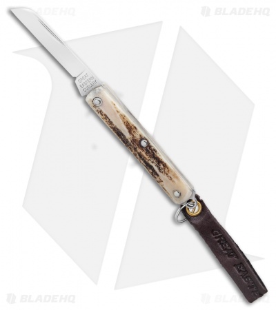 GEC #05 Keychain Knife  Sambar Stag (1.5" Plain)