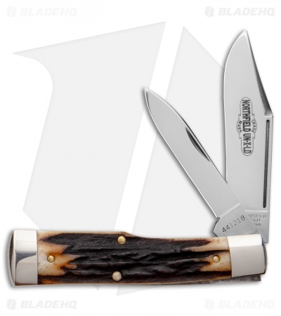 GEC #44 Northfield UN-X-LD Gunstock Buffalo Jack Pocket Knife 3.3