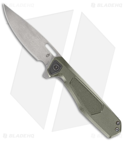 Gerber Minisada Frame Lock Knife Sage Green  Aluminum (3" Stonewash)