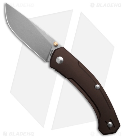 GiantMouse IONA-V2 MagnaCut Liner Lock Knife Bronze Aluminum (3