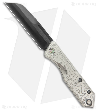 Heretic Custom Jinn Slip Joint Knife MagnaCut Vegas Forge Damascus (3" DLC)
