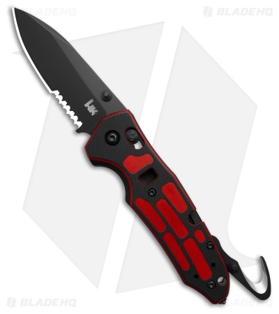 Hogue HK First Response Tool Able Lock Knife Red/Black G-10 (3.5