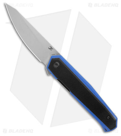 Kansept Integra Frame Lock Knife Blue/Black G-10 (3.6" Stonewash)