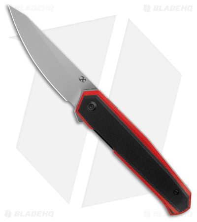 Kansept Integra Frame Lock Knife Red/Black G-10 (3.6