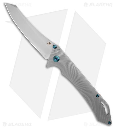 Kansept Knives Colibri Tech Frame Lock Knife Titanium (4.3" Stonewash)