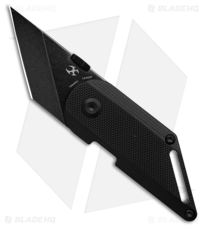 Kansept Pinkerton Dash Folding Kiridashi Knife Black G-10 (1.69" Black SW)