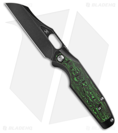 Kansept Tuckamore Frame Lock Knife Green CF/Ti (3.5" BSW) K1052A3