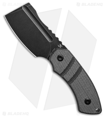 Kansept Knives Korvid S Fixed Blade Knife Black Micarta (2.9" Black SW)