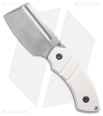 Kansept Knives Korvid S Fixed Blade Knife White G-10 (2.9" SW)