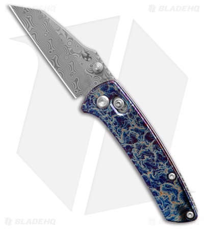 Kansept Knives Little Main Street Crossbar Lock Knife Lightning Ti (2.25" Dama)