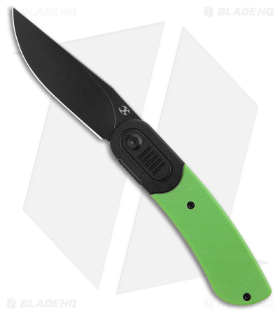 Kansept Knives Lundquist Reverie Pocket Knife Black/Green G-10 (3