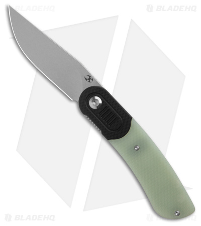 Kansept Knives Lundquist Reverie Pocket Knife Jade/Black G-10 (3" SW)