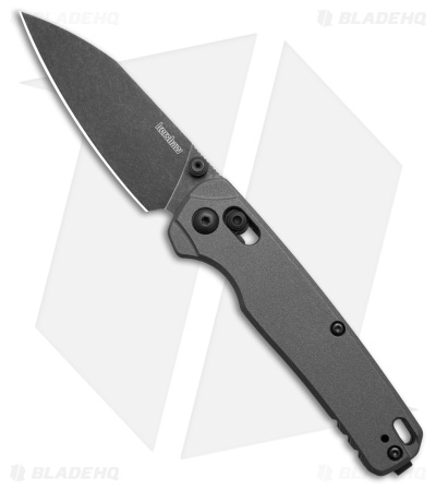Kershaw Bel Air MagnaCut DuraLock Knife Gray Blackwash Aluminum (3.1" Black SW)