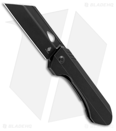 Kizer Huldra Frame Lock Knife Black Titanium (3.2" Black S35VN)
