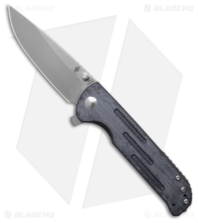 Kizer Justice Liner Lock Flipper Knife Blue Denim Micarta (3.75