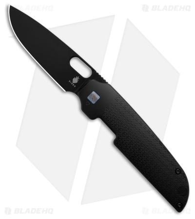 Kizer Varatas Frame Lock Knife Black Titanium (3.2" Black S35VN) Ki3637A2
