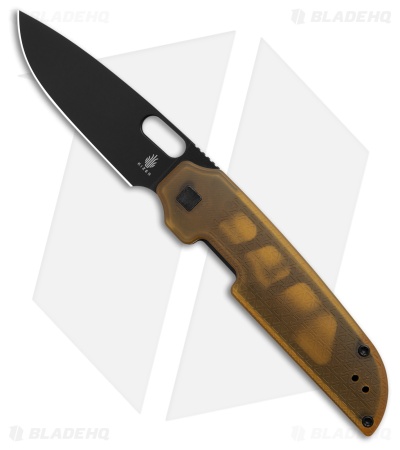 Kizer Varatas Liner Lock Knife Yellow PEI (3.2" Black) V3637C1