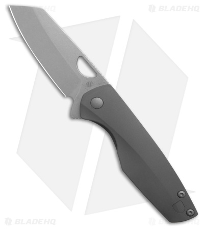 Kizer Sparrow Frame Lock Knife Titanium (3.2" Stonewash)
