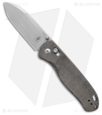 Kizer Drop Bear Clutch Lock Knife Black Micarta - Blade HQ