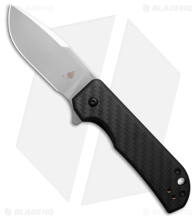 Kizer Azo Nice Guy Liner Lock Knife Carbon Fiber (2.4" Satin)