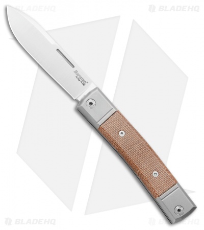 LionSteel BestMan 2 Traditional Slip Joint Knife Natural Micarta *DISC*