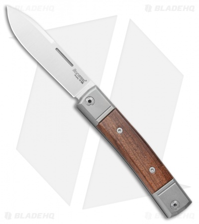 LionSteel BestMan 2 Drop Point Traditional Slip Joint Knife Santos Wood *DISC*