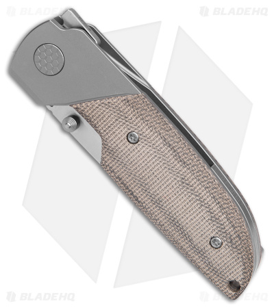 Matsey Basilisk Frame SW w/ Green Micarta (Satin) - Blade HQ