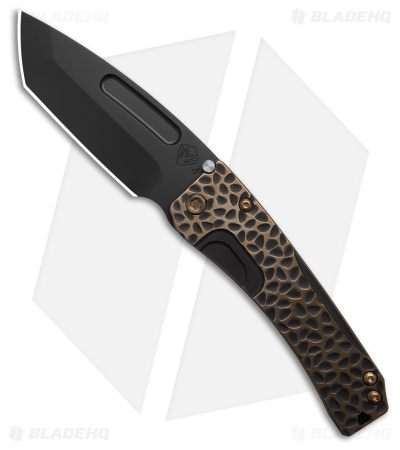 Medford Custom Slim Midi Frame Lock Knife Peaks & Valleys Ti (3.75" Black) MKT