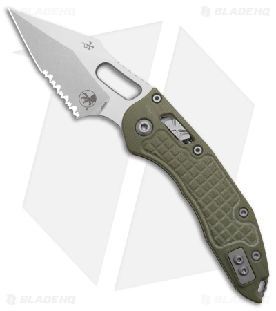 Microtech Stitch Ram-Lok Black Frag G-10 SW Serr - Blade HQ