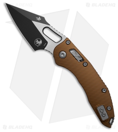 Microtech Stitch Ram-Lok S/E Knife Fluted Tan Aluminum (3.7" Two-Tone)